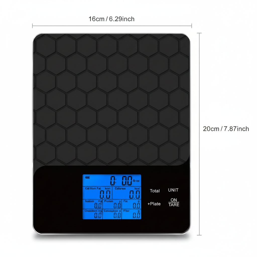 NutriWeigh Scale - HD Dimensions